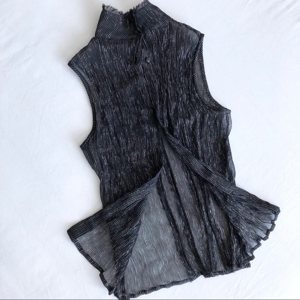 The Limited Silk Mock Neck Top - Picture 4 of 5